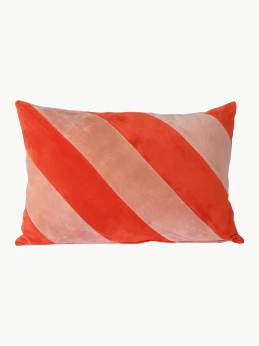 Handgemaakt katoenen kussen Striped