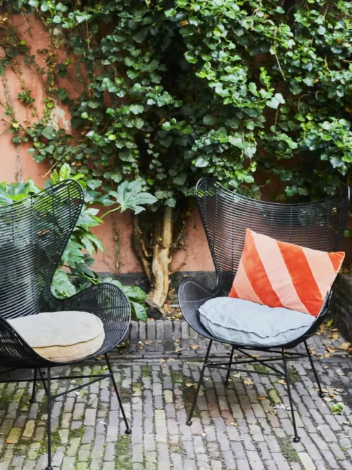Handgemaakt katoenen kussen Striped