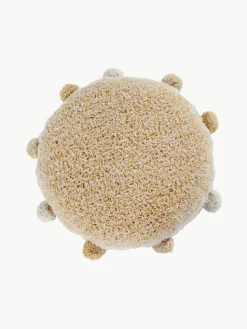 Handgemaakt kinder vloerkussen Pompom