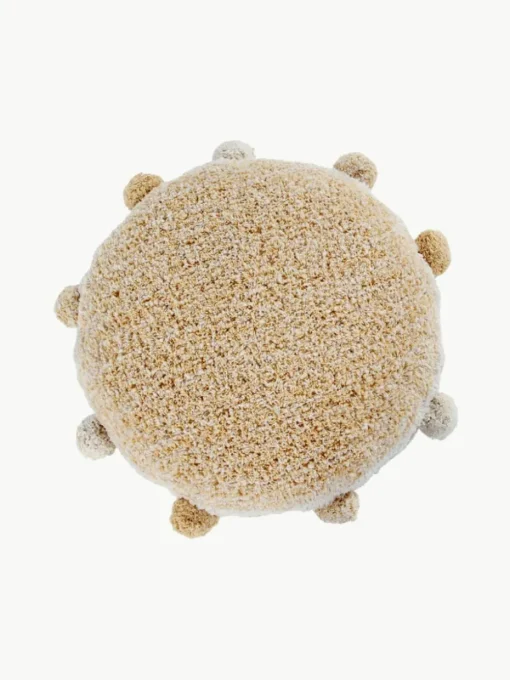Handgemaakt kinder vloerkussen Pompom