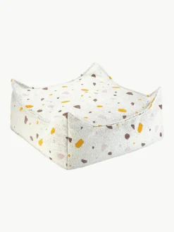 Handgemaakt kindervloerkussen Sugar van bouclé