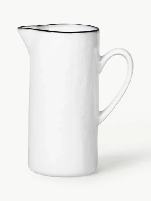 Handgemaakt porseleinen melkkannetje Salt, 400 ml