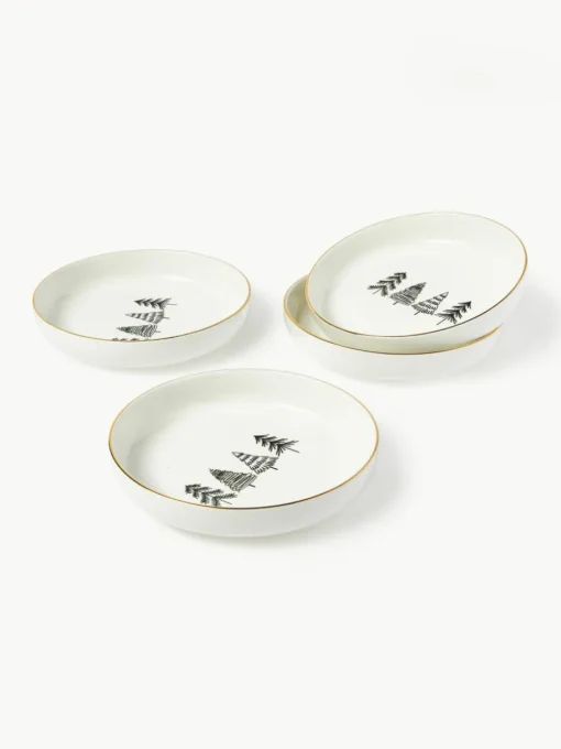 Handgemaakt porseleinen servies Lumi, 4 personen (12-delig)