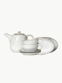 Handgemaakt theeservies Nordic Sand, 2 personen (7 stuks)