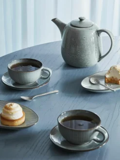Handgemaakt theeservies Nordic Sea, 2 personen (7 stuks)