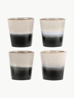 Handgemaakt XS beker 70's, 4-delig