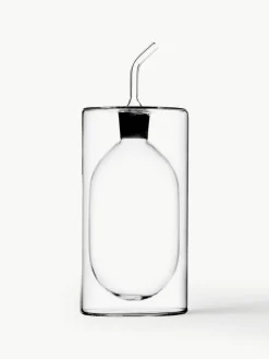 Handgemaakte azijn- en olie-dispenser Cilindro, H 19 cm