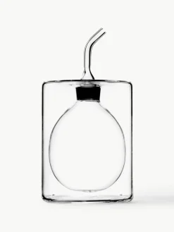 Handgemaakte azijn- en olie-dispenser Cilindro, H 15 cm