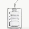 Handgemaakte azijn- en olie-dispenser Rings, H 16 cm