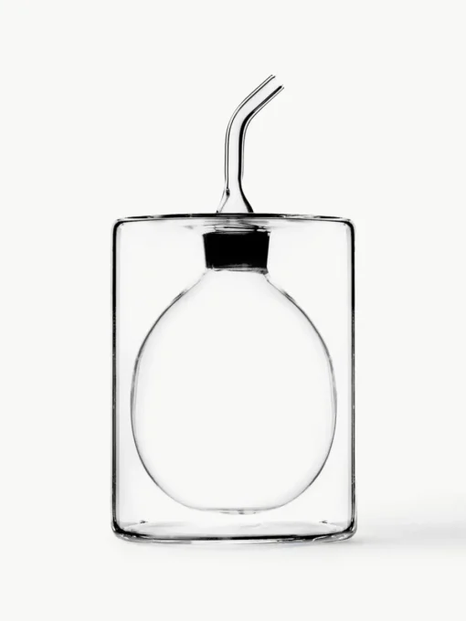 Handgemaakte azijn- en olie-dispenser Cilindro, H 15 cm