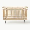 Handgemaakte babybed Paul van rotan