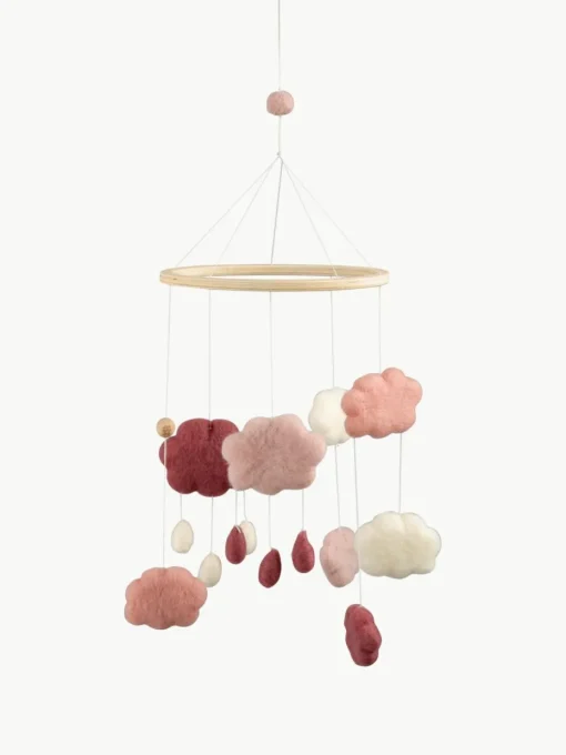 Handgemaakte babymobiel Clouds