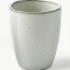 Handgemaakte beker Nordic Sand, 6 stuks