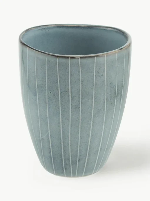 Handgemaakte beker Nordic Sea, 6 stuks