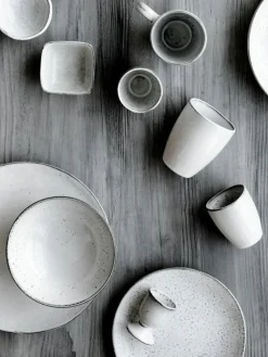 Handgemaakte beker Nordic Sand, 6 stuks