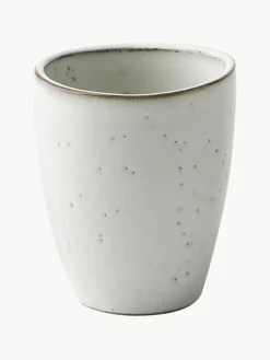 Handgemaakte beker Nordic Sand, 6 stuks