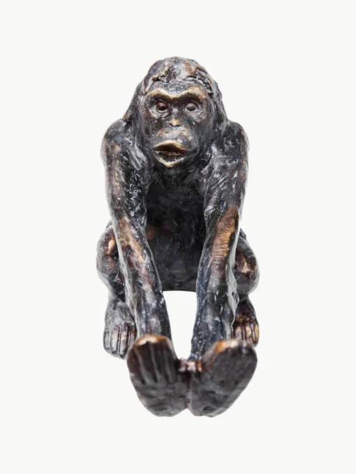 Handgemaakte boekensteun Monkey Kare, 2-delig