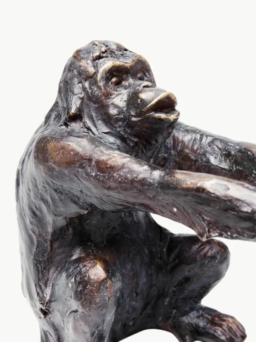 Handgemaakte boekensteun Monkey Kare, 2-delig