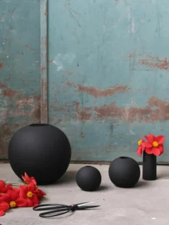 Handgemaakte bolvormige vaas Ball, Ø 20 cm