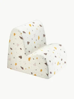 Handgemaakte bouclé kinderfauteuil Cloud