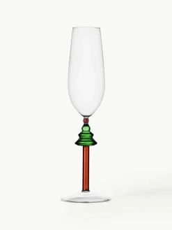 Handgemaakte champagneglas Woodland Tales