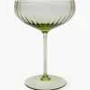 Handgemaakte champagneglazen Lyon, 2 stuks