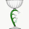 Handgemaakte champagneglas Botanica