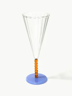 Handgemaakte champagneglazen Perle, 2 stuks