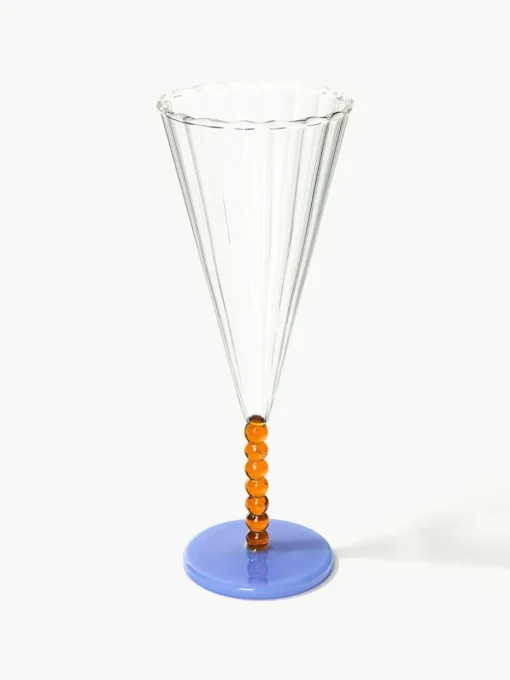Handgemaakte champagneglazen Perle, 2 stuks