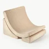 Handgemaakte corduroy kinderstoel Moon
