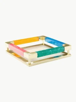 Handgemaakte decoratief dienblad Mustique