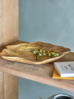 Handgemaakte decoratief dienblad Emilja van mangohout