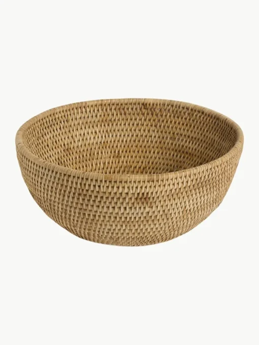 Handgemaakte decoratieve schaal Güle van rotan