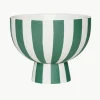 Handgemaakte decoratieve schaal Toppu, H 10 cm