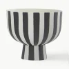 Handgemaakte decoratieve schaal Toppu, H 13 cm
