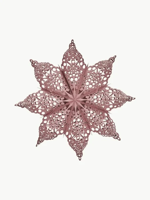 Handgemaakte decoratieve ster Clip, Ø 60 cm