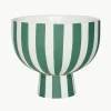 Handgemaakte decoratieve schaal Toppu, H 13 cm
