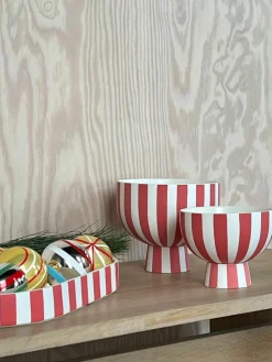 Handgemaakte decoratieve schaal Toppu, H 10 cm