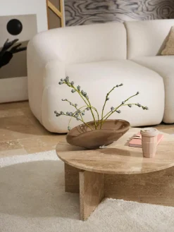 Handgemaakte decoratieve schaal Ashley van glas