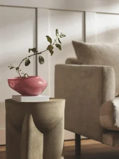 Handgemaakte decoratieve schaal Ashley van glas