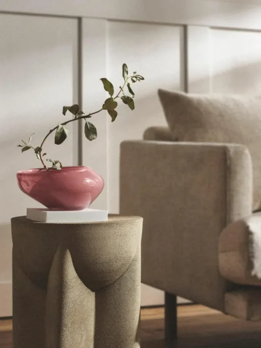 Handgemaakte decoratieve schaal Ashley van glas