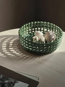 Handgemaakte decoratieve schaal Centrepiece van keramiek