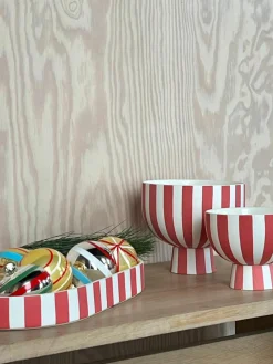 Handgemaakte decoratieve schaal Toppu, H 13 cm