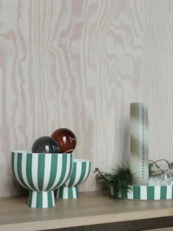 Handgemaakte decoratieve schaal Toppu, H 13 cm