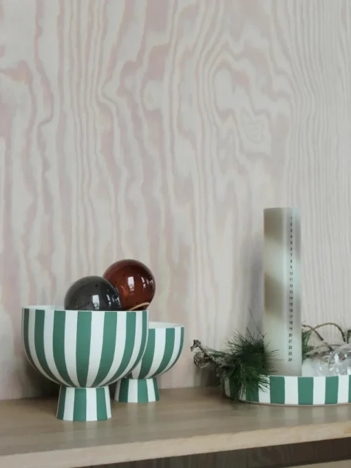 Handgemaakte decoratieve schaal Toppu, H 13 cm