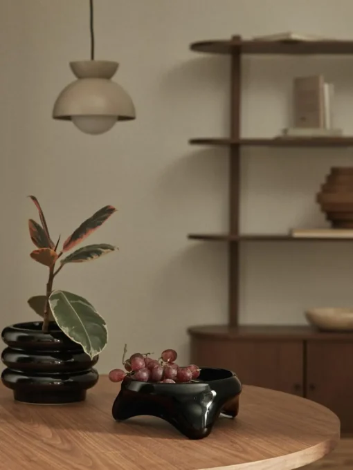 Handgemaakte decoratieve schaal Ashley van glas