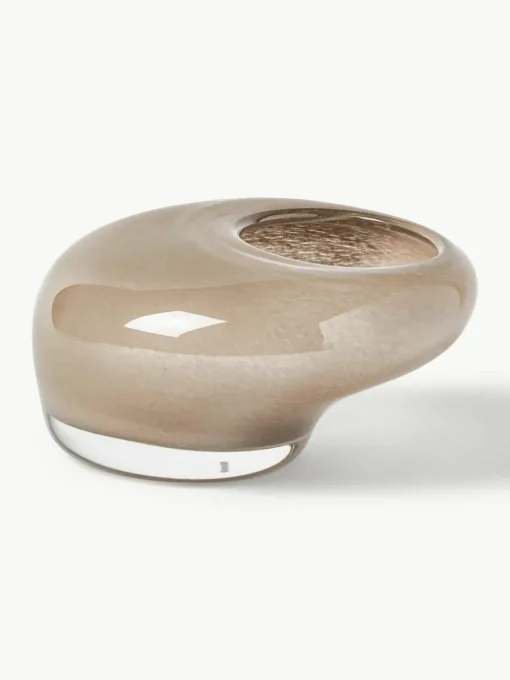 Handgemaakte decoratieve schaal Ashley van glas