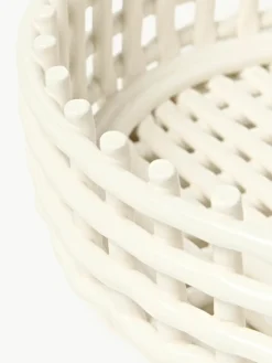 Handgemaakte decoratieve schaal Centrepiece van keramiek