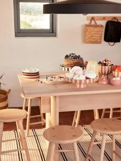 Handgemaakte decoratieve schaal Toppu, H 13 cm