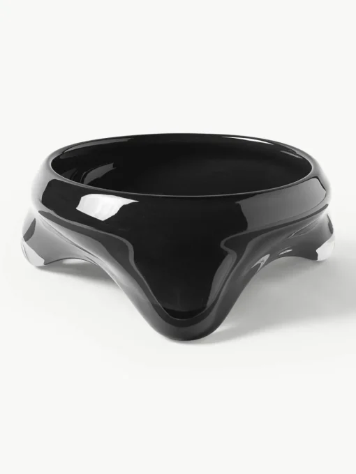 Handgemaakte decoratieve schaal Ashley van glas